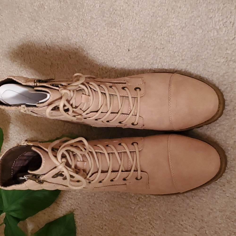 White Mountain Combat Style Boots - Picture 7 of 8